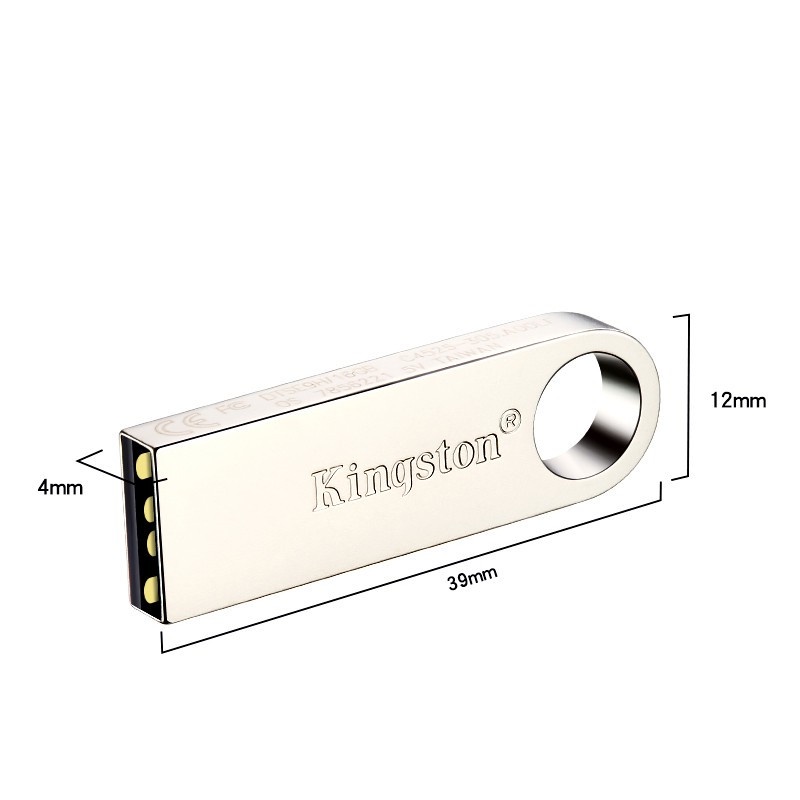 Flash Drive USB 2.0 Kecepatan Tinggi 1TB Bahan Metal Anti Air
