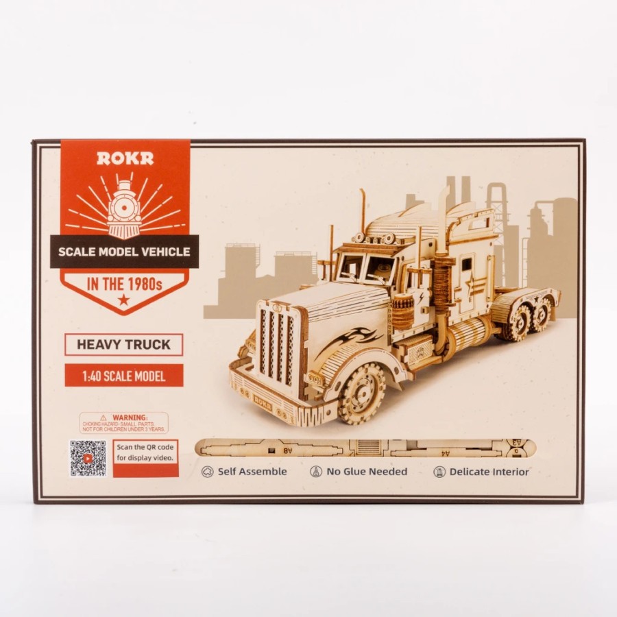 ROLIFE Robotime Heavy Truck Mc502 -1:40 Scale Truck Model Hobby Toy Collection