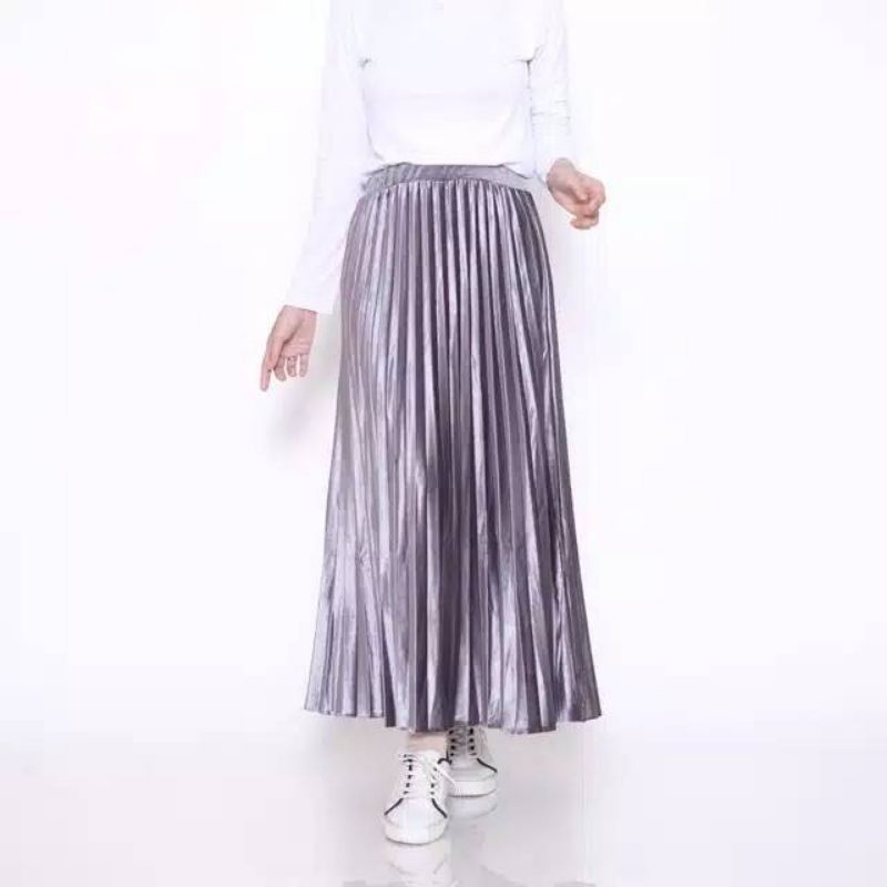 VELVET PLEATED SKIRT EAPPLECLOTHINGS