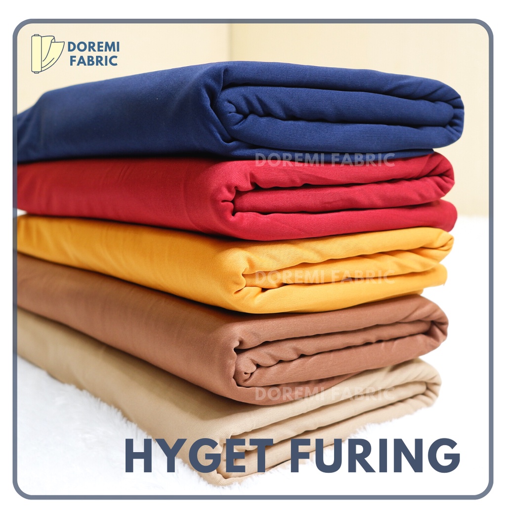 (METERAN) Kain DOREMI FURING HYGET Premium - 5 warna