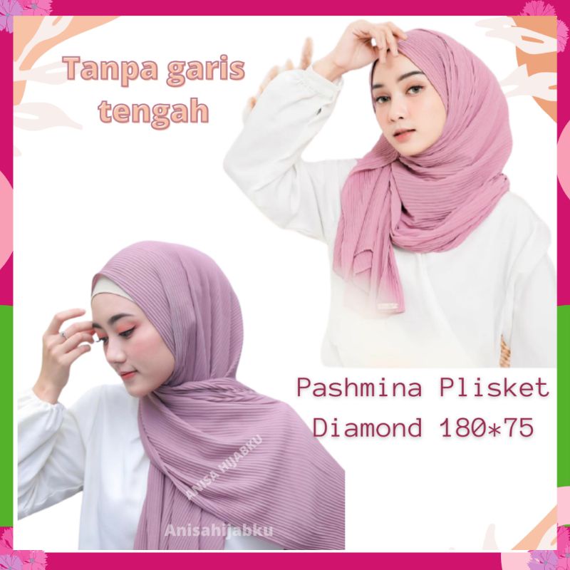 PASHMINA PLISKET PREMIUM••Pashmina Plisket best seller