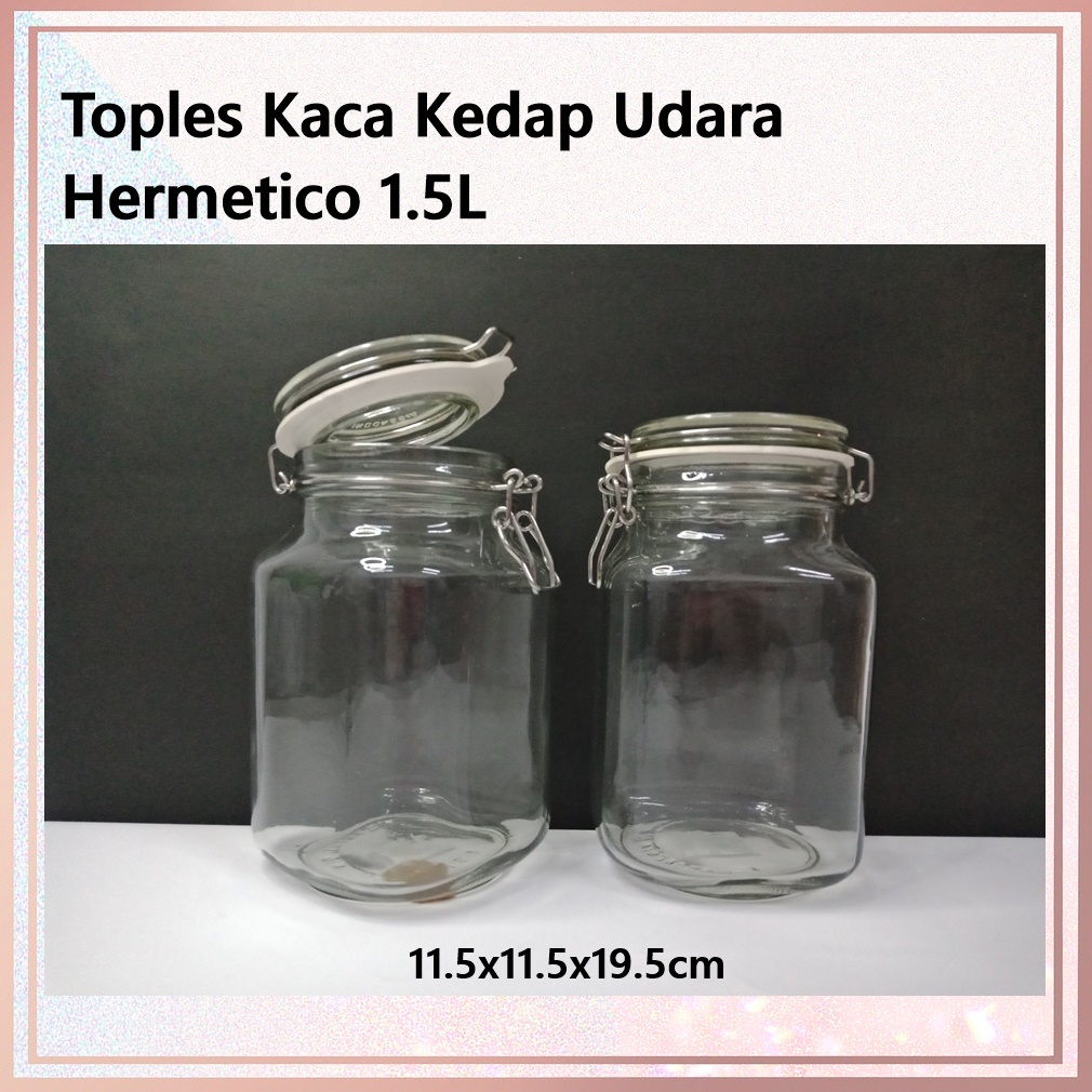 Toples Kedap Udara Hermetico Kedaung 1.5L