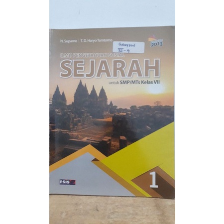 buku sejarah kelas 7 penerbit esis