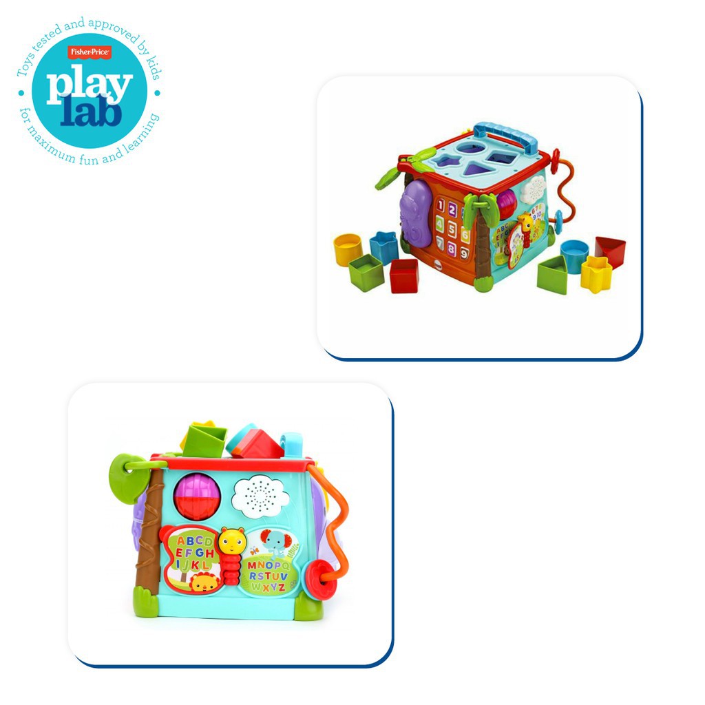 Fisher Price Infant Play &amp; Learn Activity Cube  - Mainan Edukasi Anak Bayi Balita