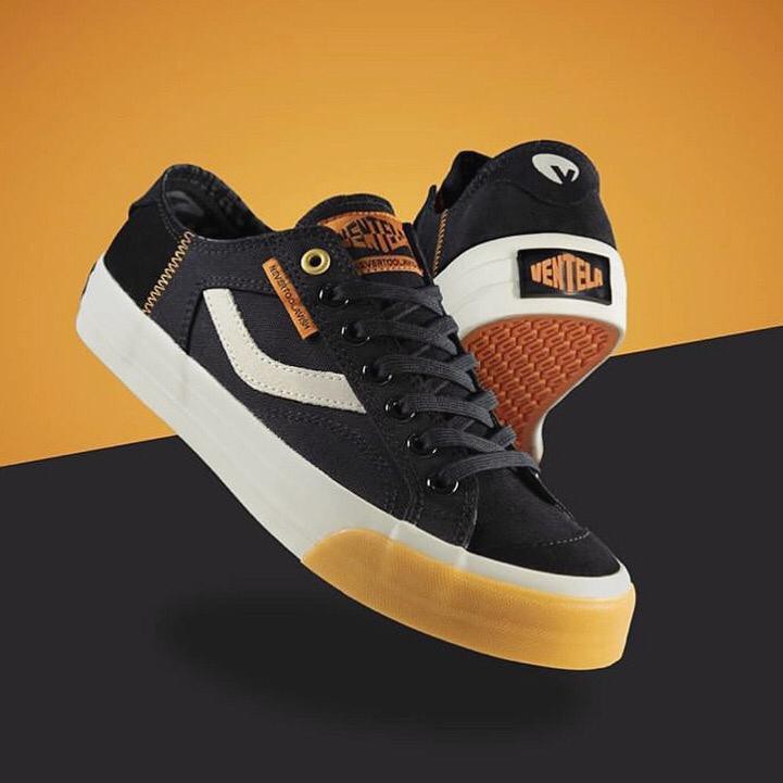 Sepatu Ventela X Never Too Lavish Noir Low