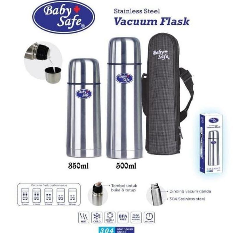 BABY SAFE VACUUM FLASK 350ML TER01 &amp; 500ML TER02