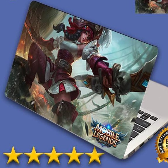 Garskin Laptop Mobile Legends Hero Karina Skin Laptop Stiker Laptop