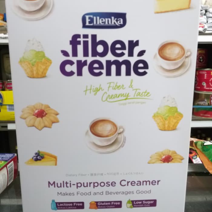 

FIBER CREME 450gr original keto creamer makanan minuman ganti santan