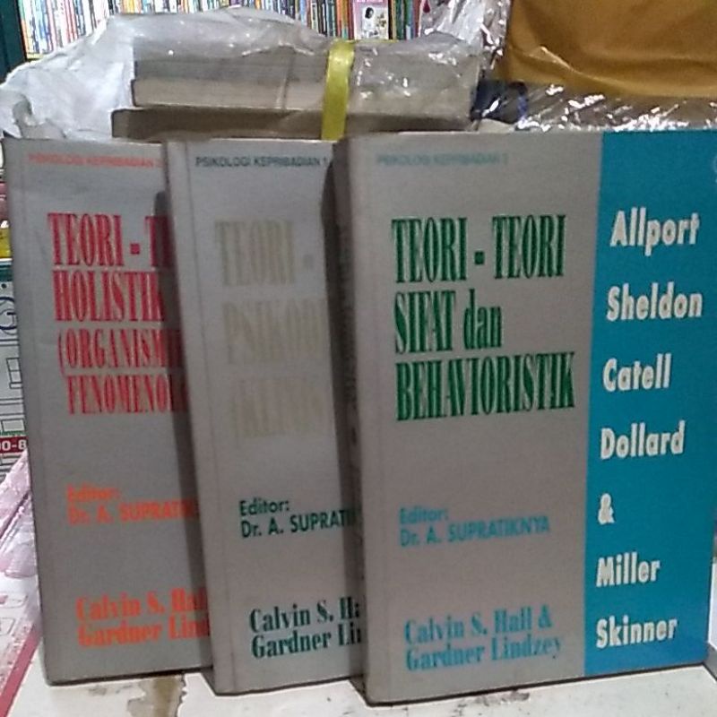 PSIKOLOGI KEPRIBADIAN 3 BUKU ORIGINAL