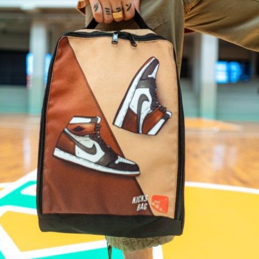 Tas Sepatu Jordan - Kicks Bag (AJ1 High Mocha Series)