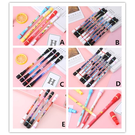 1pc Pulpen Gel Motif Kartun Animasi Lucu Untuk Stationery Sekolah / Kantor