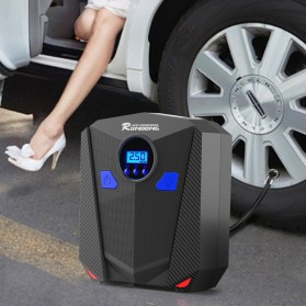 Inflator Pompa Angin Ban Mobil Elektrik 150 PSI LCD Display - AKS-5501 - Black