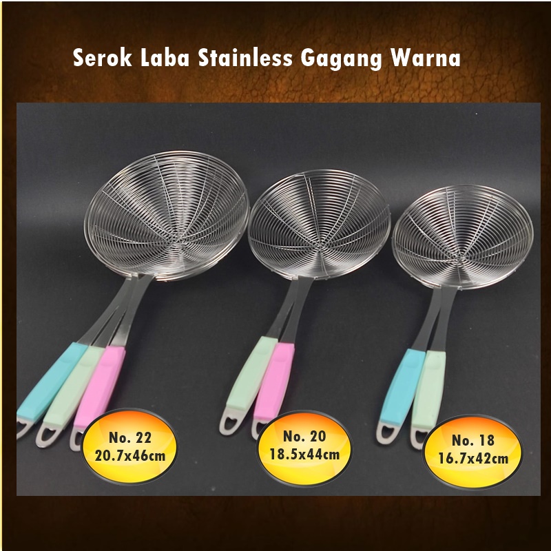 Serok Stainless Gagang Warna