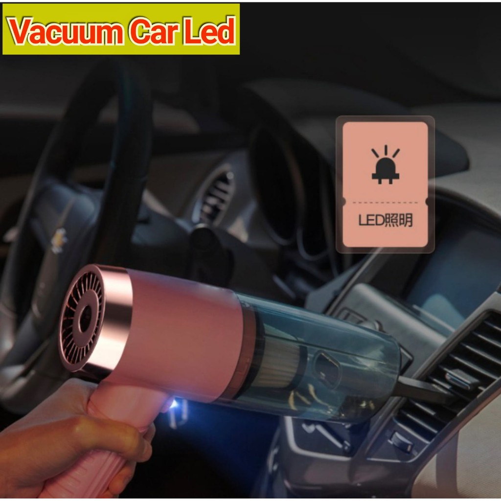 USB PORTABLE WIRELESS / Car Vacuum Cleaner Mobil Pengisap Debu Vakum Mobil Vacum Mobil / Cas Baterai