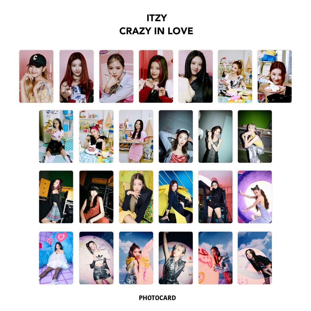 Photocard Itzy Crazy in Love