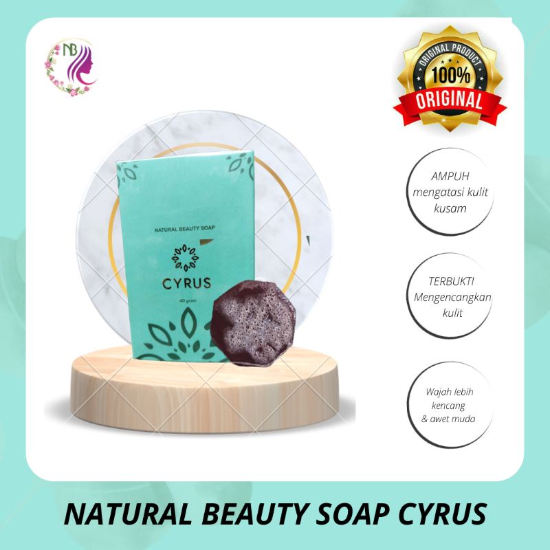 Sabun Cyrus Sabun Pemutih Wajah dan Penghilang Flek Hitam Original/Sabun Wajah Glowing Original