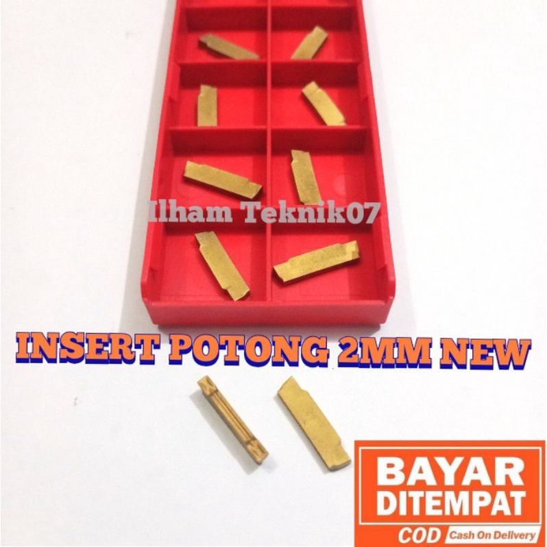 insert bubut potong bubut pisau bubut potong 2mm baru pahat bubut mata holder potong 2mm