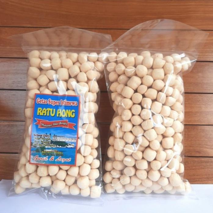 

KERUPUK GETAS ASLI IKAN TENGGIRI ASLI BANGKA BELINYU 250GR RATU HONG - BULAT