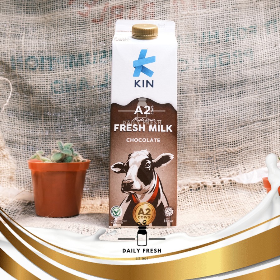 Jual KIN A2 FRESH MILK CHOCOLATE KIN SUSU SEGAR COKELAT 1 LITER ...