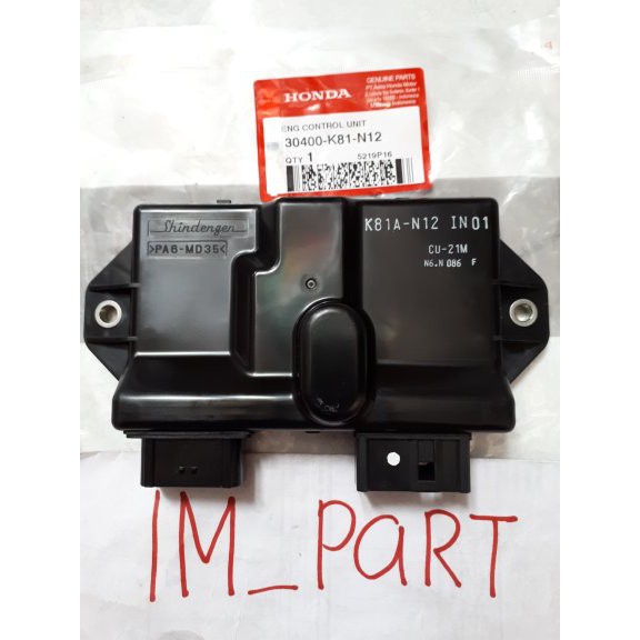 ORI AHM 30400-k81-n12  ecm ecu pgmfi  new beat fi new 2016 2017 street iss idling stop