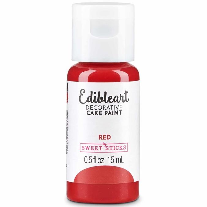 

Red Edible Art Paint Sweet Sticks Cake Kue Pewarna 15 Ml