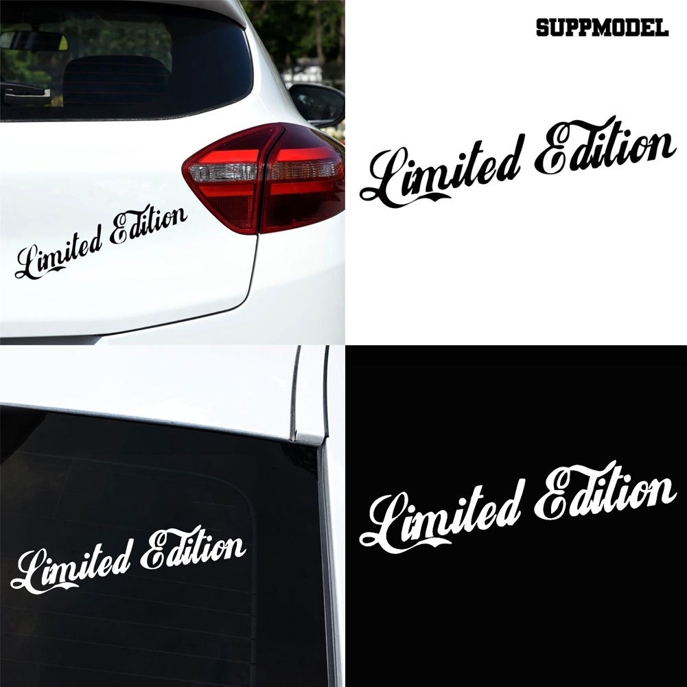 Stiker Reflektif Motif Tulisan Limited Edition Untuk Dekorasi Mobil