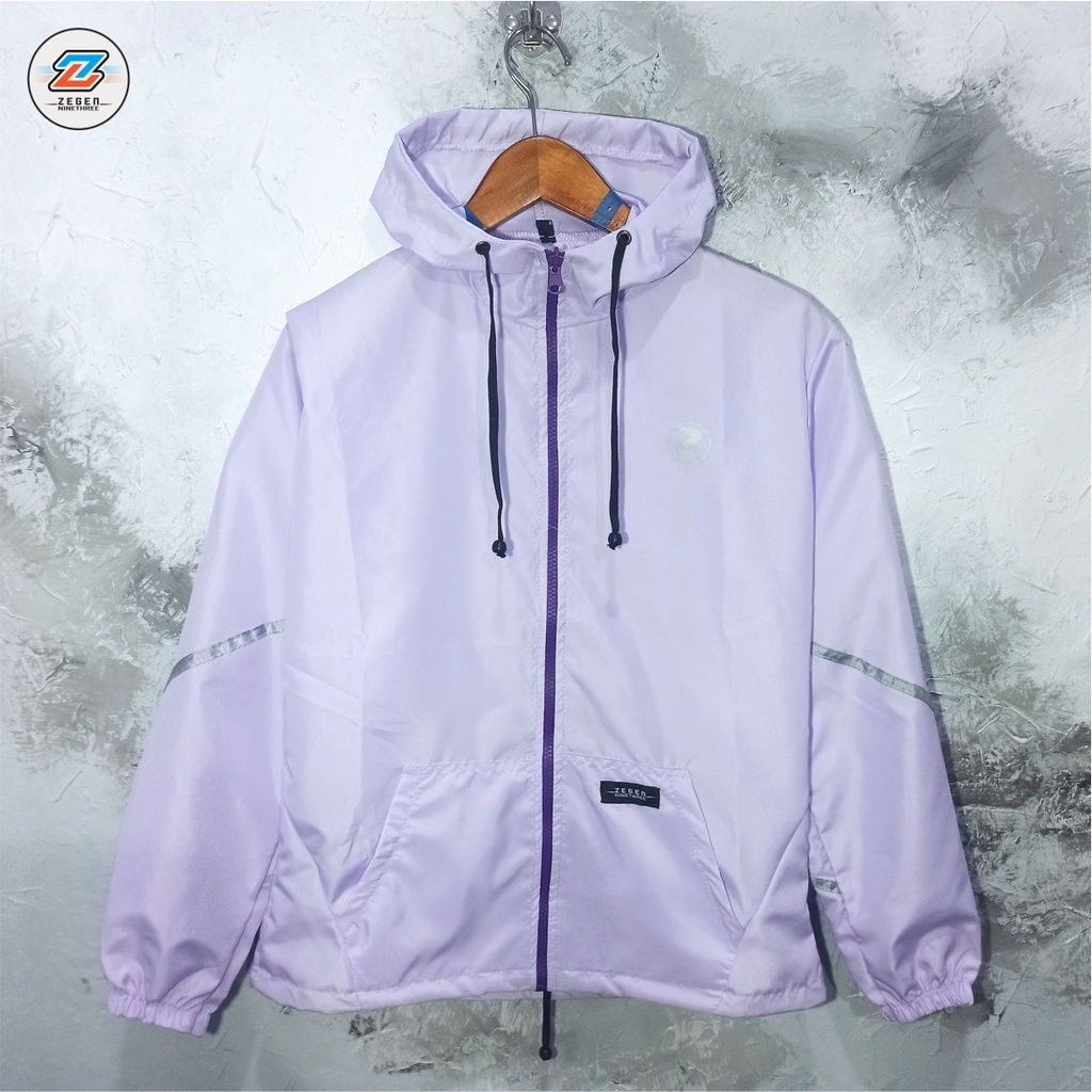 ZPS Jaket Parasut Wanita - Jaket Olahraga - Jaket Sepeda - Jaket Jogging - Jaket Parasut - Jaket Running-4