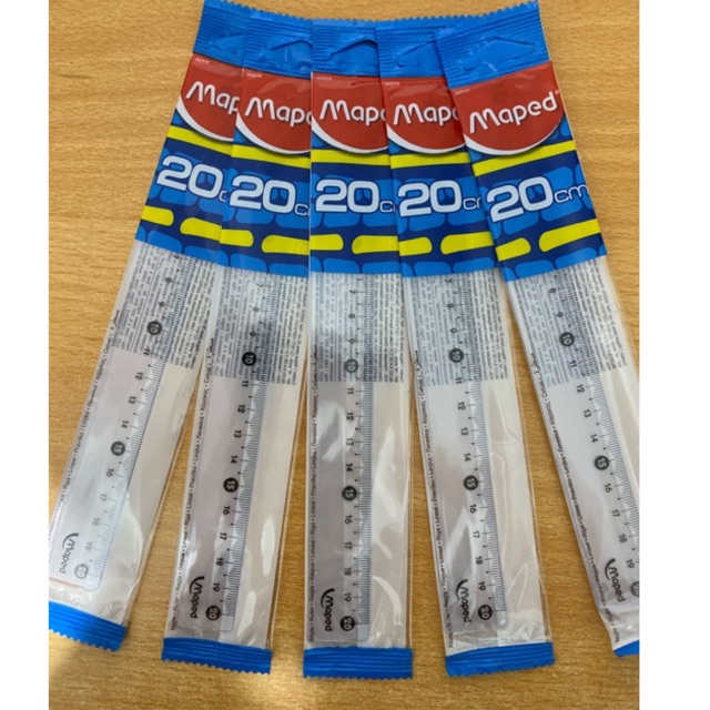 

Maped Ruller Clear 20 cm (Penggaris Maped 20 cm Bening)