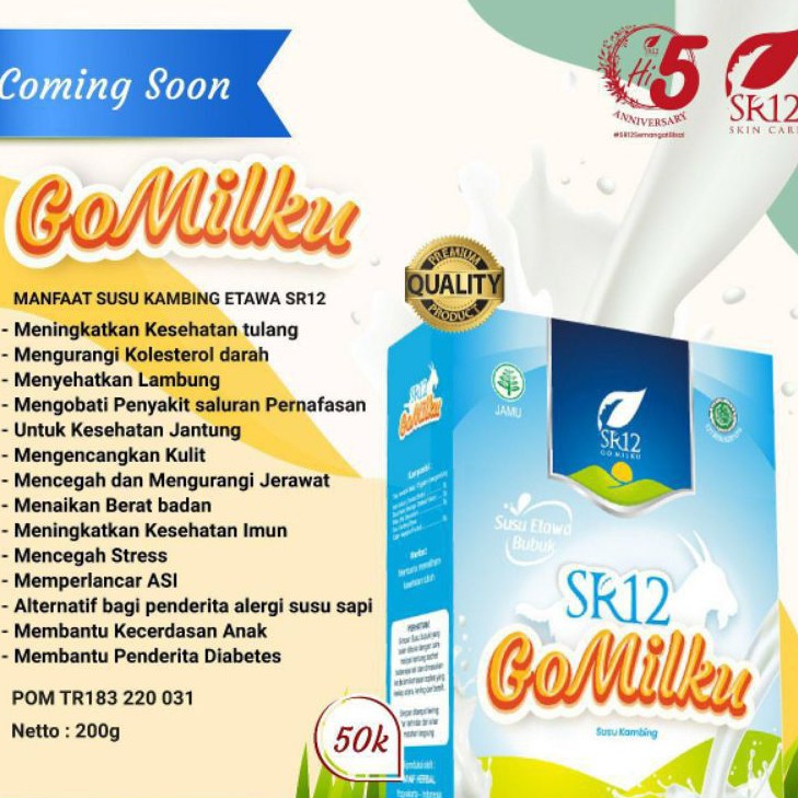 

Go Milku Susu Kambing Etawa SR12