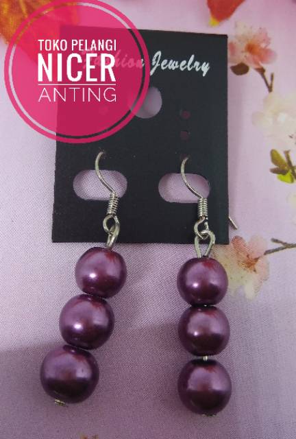 Anting Fashion Anting Mutiara Gantung Terbaru Anting korea kekinian Anting wanita