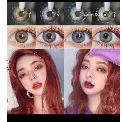 ORIGINAL Princess Bollycon DNA violet hazel green gray softlens soflenses soflen