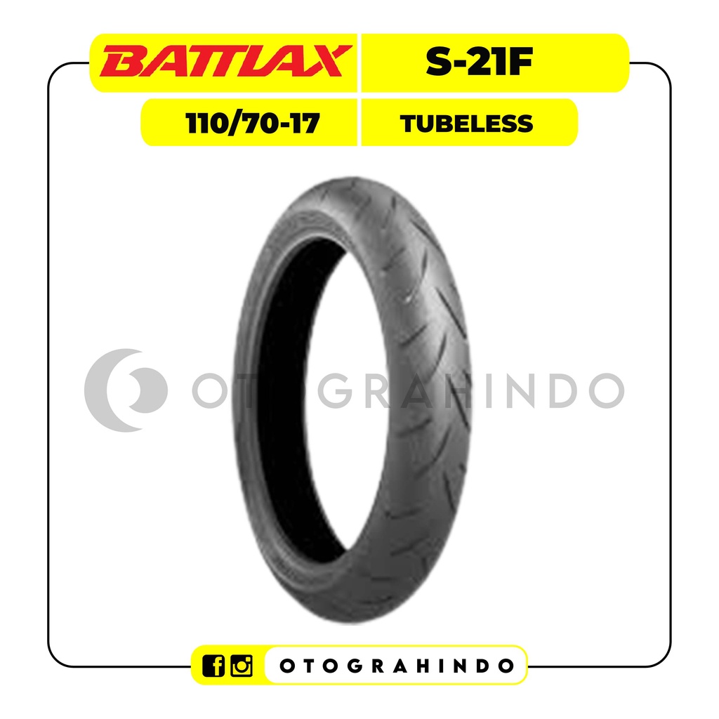 Ban Luar Motor Bridgestone Battlax Hyper Sport  S21 110 70 Ring 17 Tubeless Baru Original