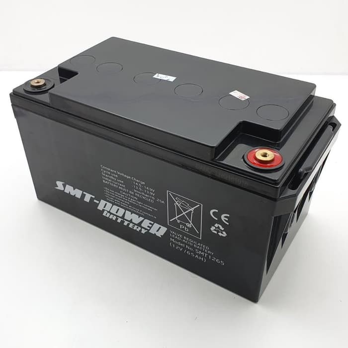 Baterai VRLA (Valve Regulated Lead Acid) / SLA (Sealed Lead Acid) SMT 12V 65AH