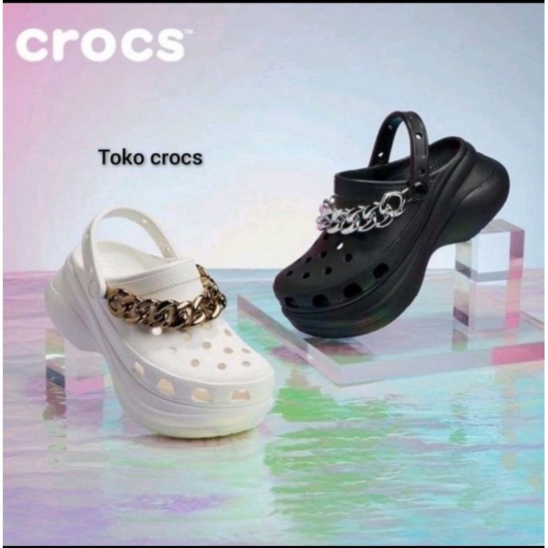 Crocs classic bae clog rante / sandal crocs wanita classic flatform Bae / Crocs Bae / crocs bae