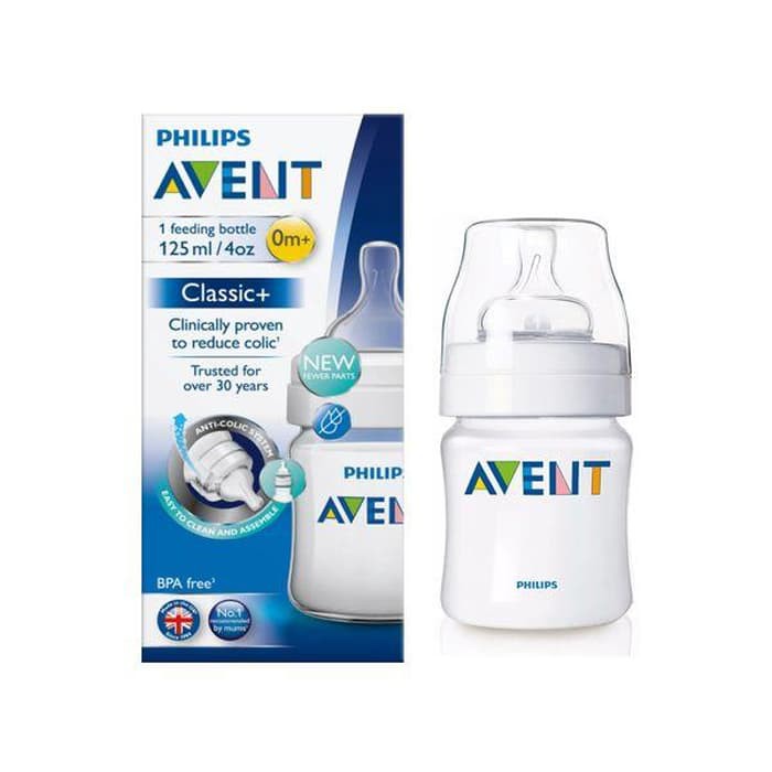 Botol Susu Avent Philips Classic+ 125ml - Botol Susu Avent Original Classic 125ml