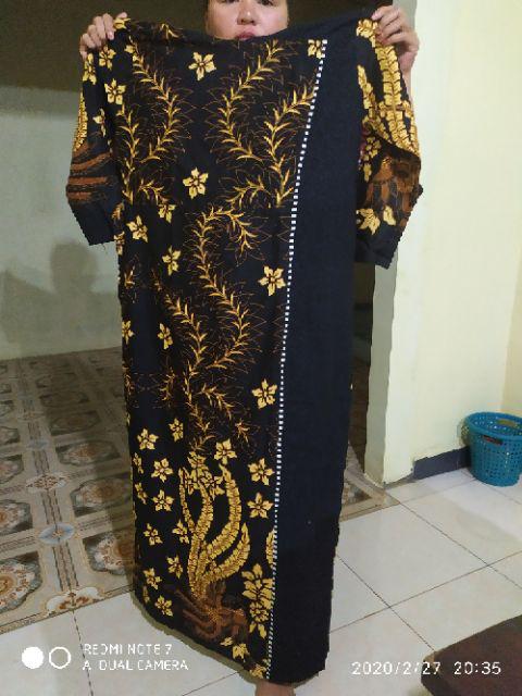 Ms Gamis Batik Sriwedari Maxi Super Jumbo Xxl Ld 110c. Bumil/busui Katun Sogan