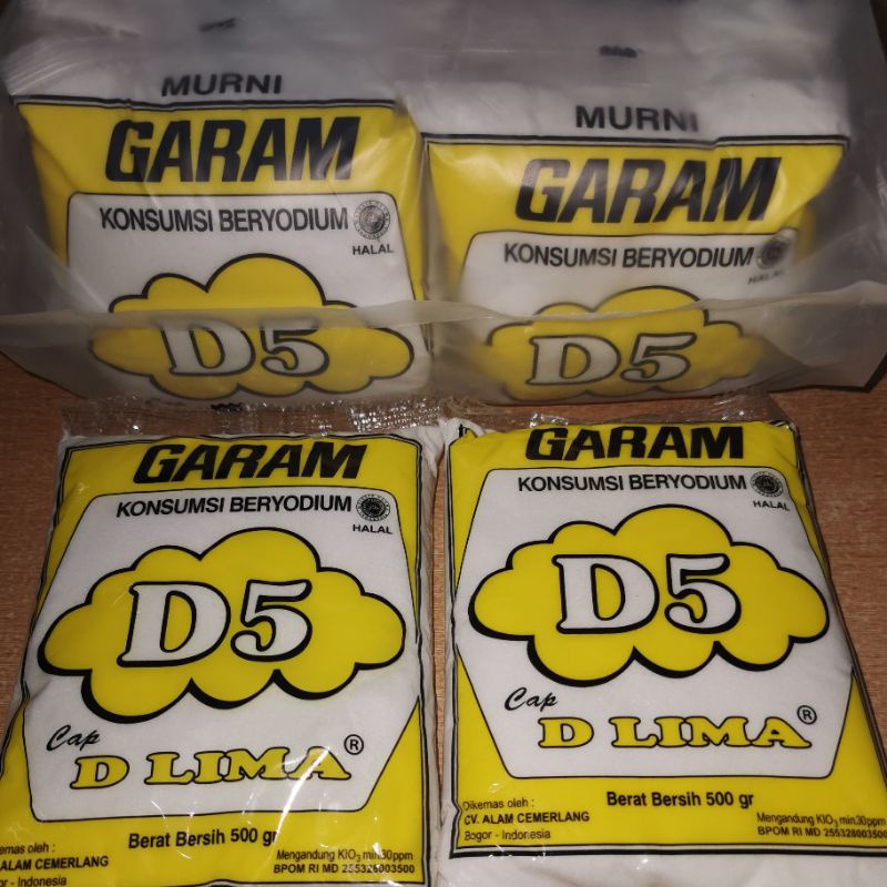 

garam meja/Garam masak/Garam dapur/Garam D LIMA @10KG 20pcs