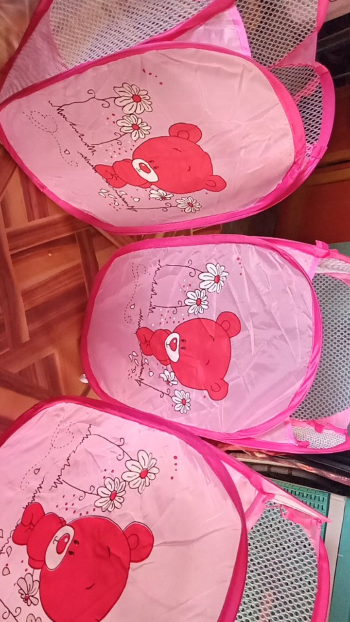 Keranjang Baju Laundry Jaring Lipat Multi Fungsi