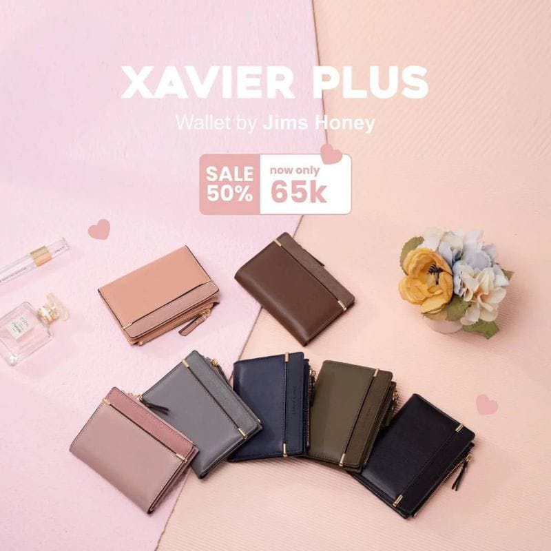 Xavier Wallet Plus / Dompet Lipat / Dompet Jims Honey