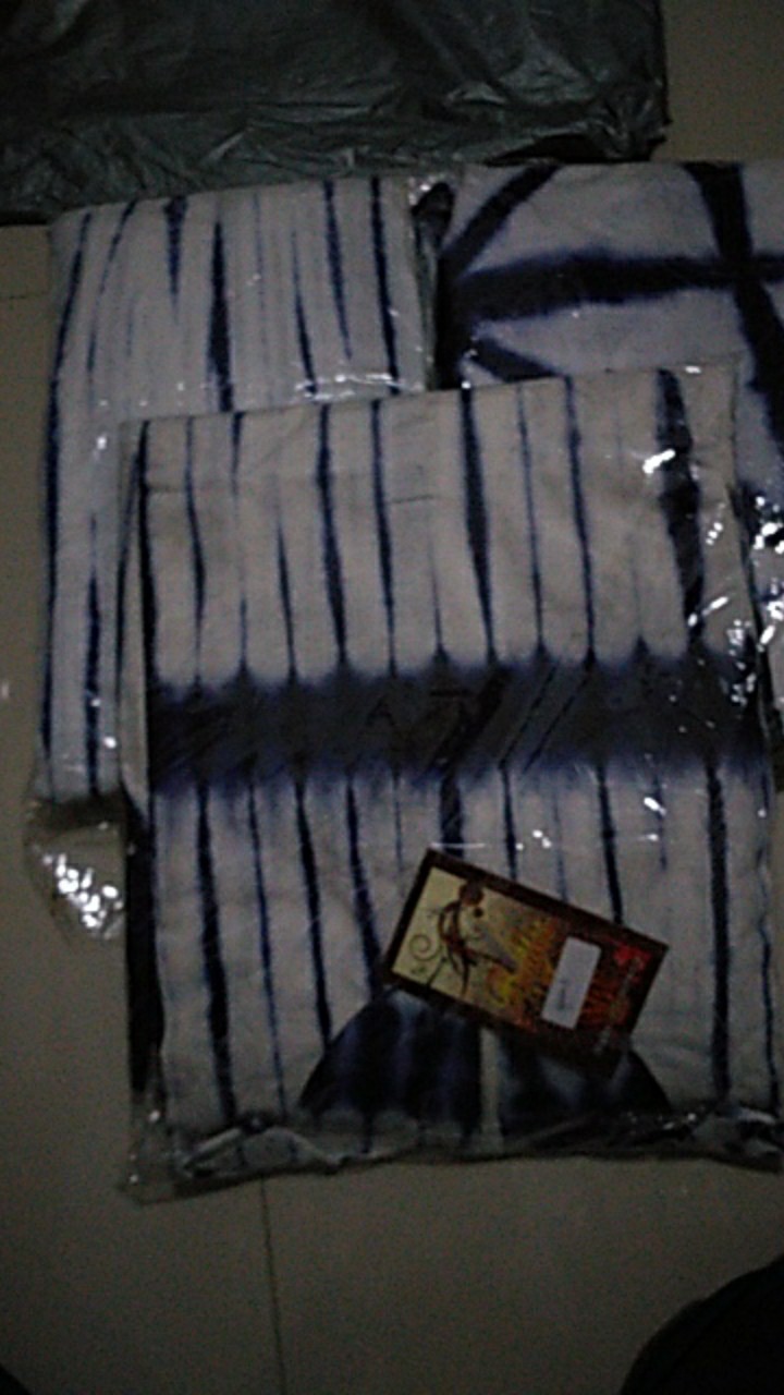 Gamis Rempel Shibori Baju Batik Handmade Wanita Modern Casual Formal Kondangan Kantoran Katun Halus