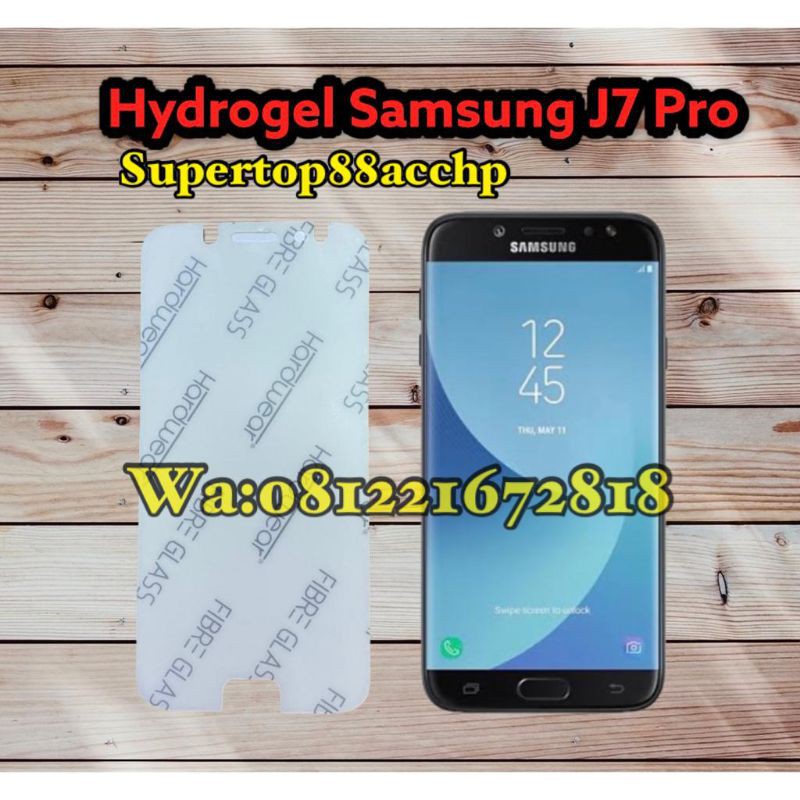 Samsung Galaxy J7 Pro Anti Gores Hydrogel Full Screen Protector