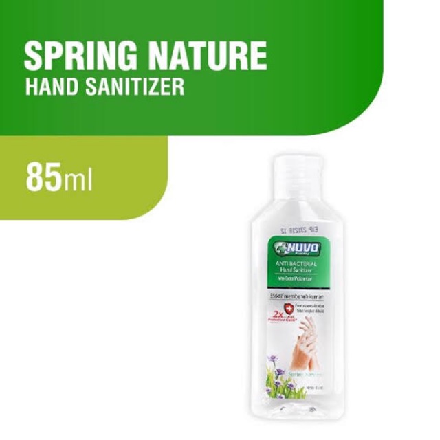 NUVO HAND SANITIZER ANTI BACTERIAL 85ML ORIGINAL