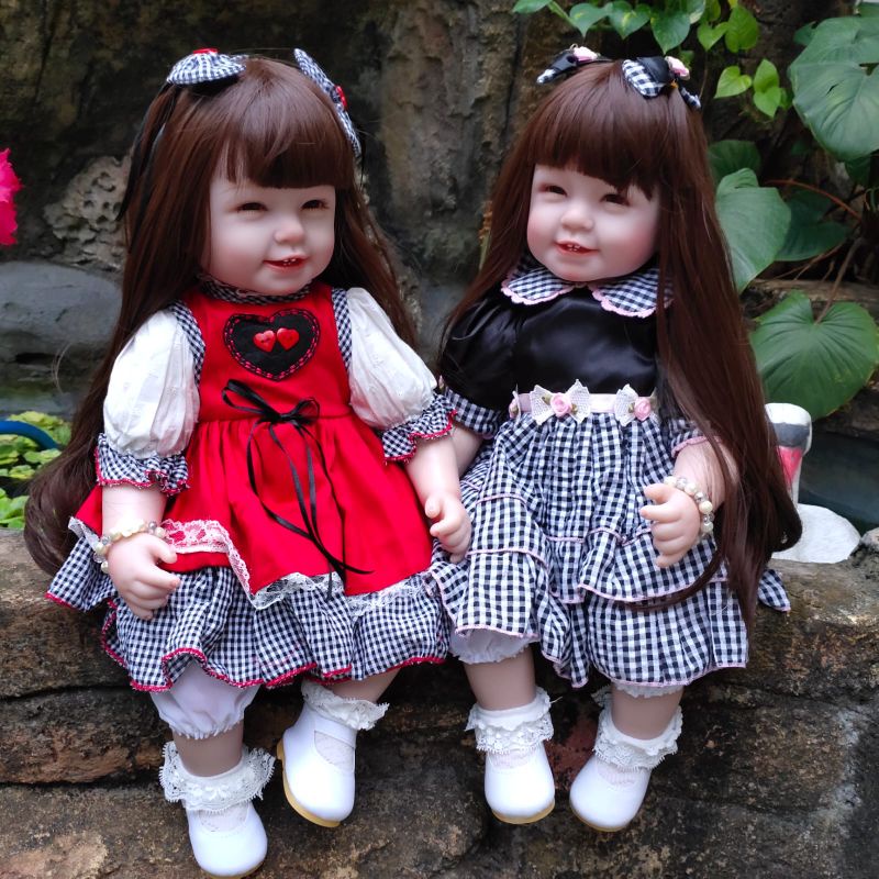Ready Boneka Reborn Tertawa Premium 55 cm Original