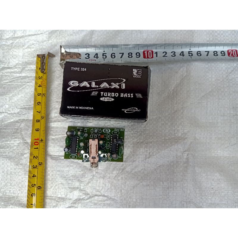 galaxy turbo bass type 324 kit audio ranic penambah tenaga amplifier atau speaker aktif sesuai