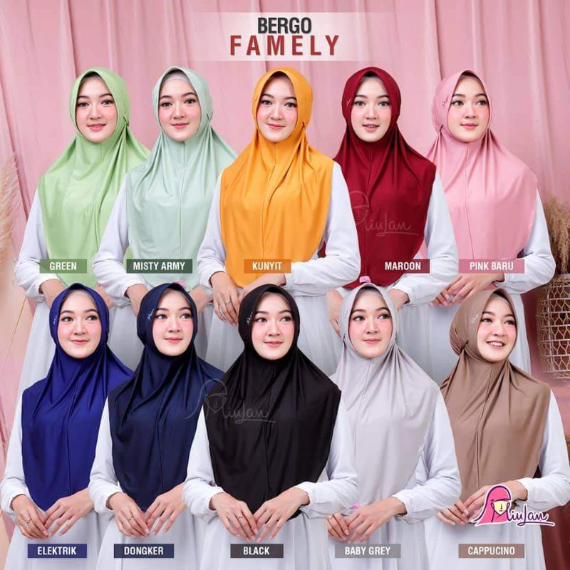 Jilbab Famely Miulan / Jilbab Miulan / Bergo Harian / Jilbab  Daily / Jilbab Murah / Miulan / Miulan