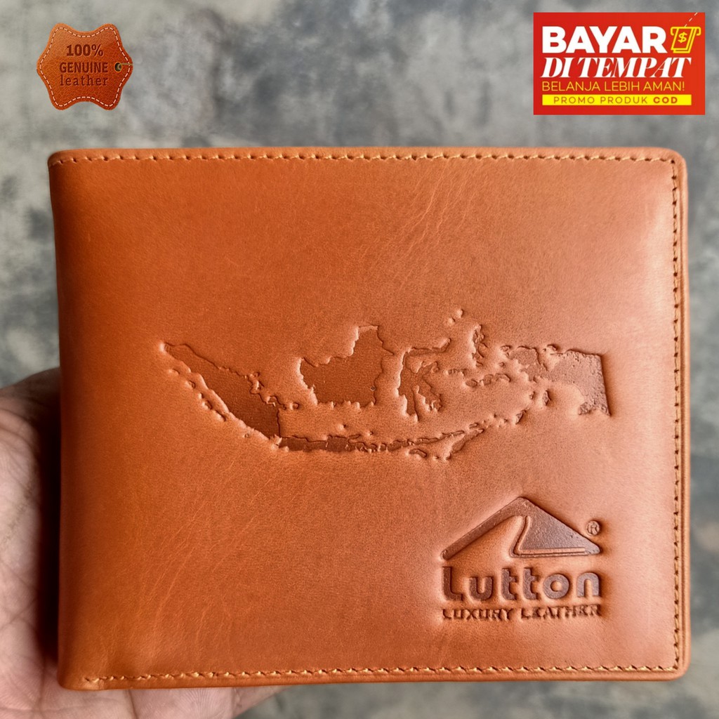 LUTTON - dompet kulit ukuran kecil - DOMPET KULIT SAPI ASLI PULL UP &amp; KULIT BUAYA