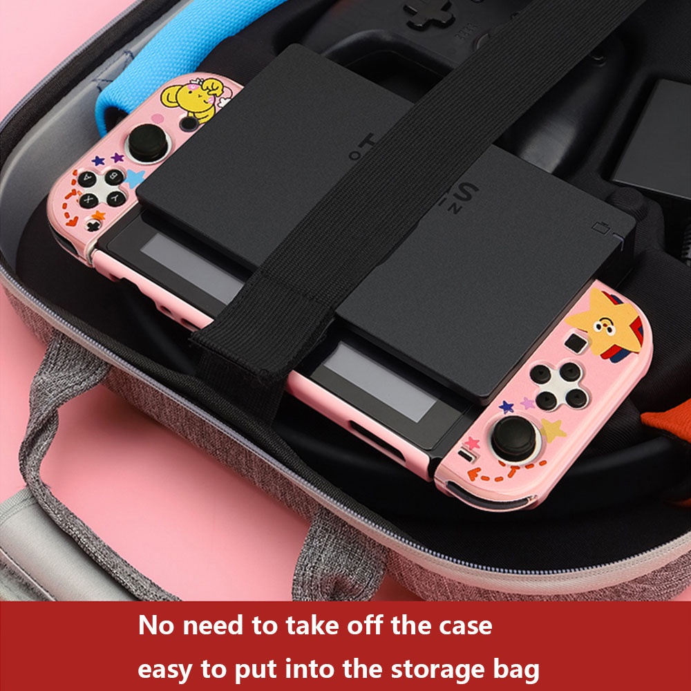 Casing Pelindung Nintendo Switch OLED Model Hard Case Dapat Dilepas