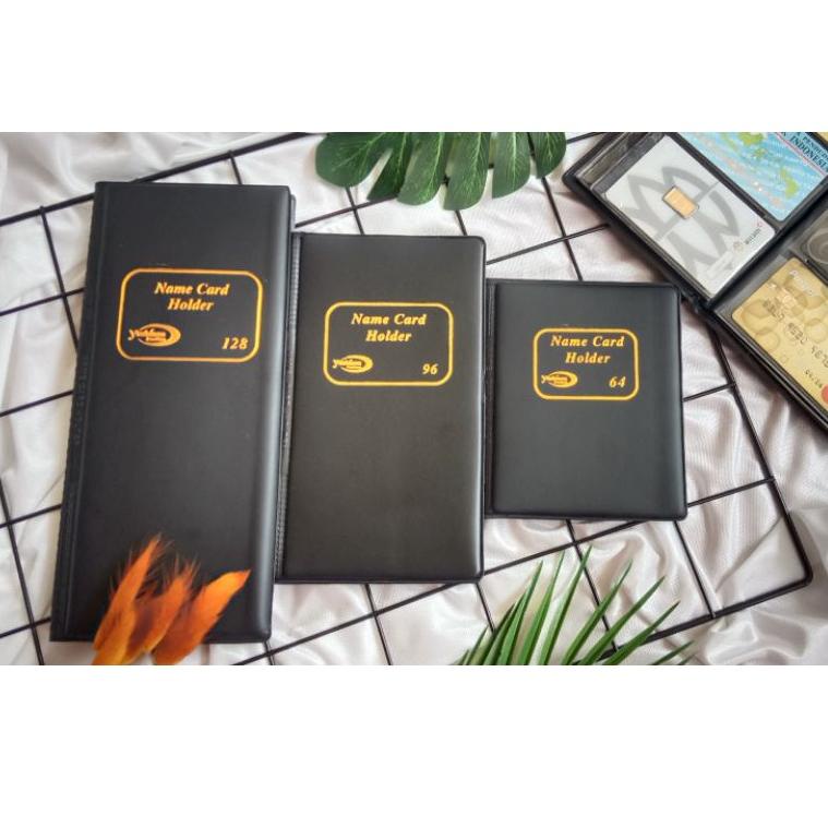 

(B-OMR ㊚) Album kartu nama 64 slot/name card holder/album atm/album logam mulia/tempat kartu nama||top produk