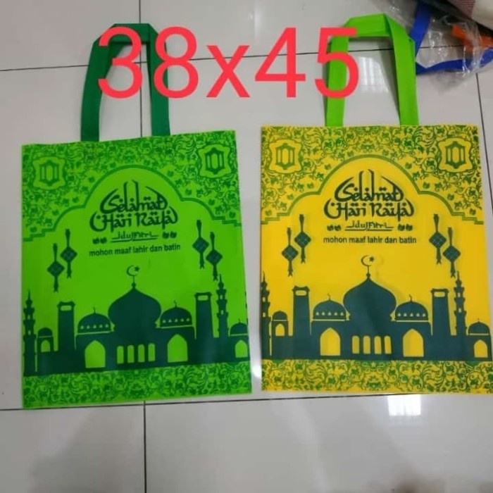 

Goodie Bag Idul Fitri 38cm x 45 cm x 10cm(Harga Grosir)Handle Lebaran