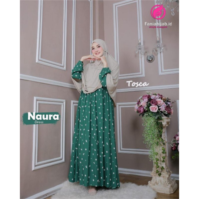 Naura dress/ gamis naura/ gamis daily/ gamis rayon uniqlo/ rayon uniqlo/ gamis murah meriah